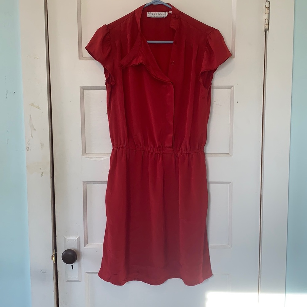 Red dress